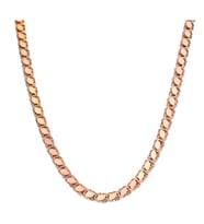 Gümüş 65 Cm Pullu Zincir Kolye ES0058