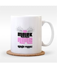 BK Gift Kişiye Özel Melek Anne Beyaz Kupa Bardak - 2