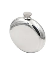 Çelik Parlak Gri 5 oz 150 ml Yuvarlak İçki Matarası py80-5