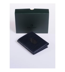 Grande Unisex Hakiki Deri Kartlık Grerkcz724 Lacivert