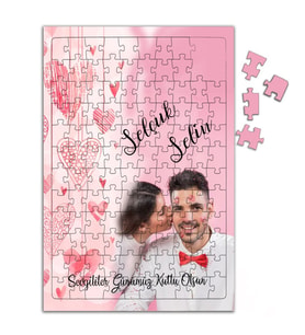 Sevgililer Günü Hediyesi Fotoğraf Baskılı 130 Parça Puzzle