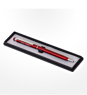BK Gift Kişiye Özel İsimli Kutulu Lüks Kırmızı Touchpen Kalem