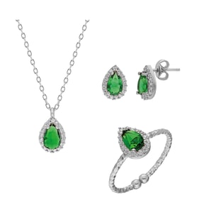 Gümüş Damla Anturaj Set EG0230S