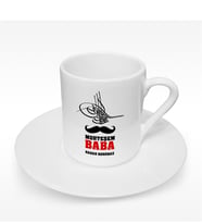 BK Gift Kişiye Özel Muhteşem Baba Tasarımlı Türk Kahvesi Fincanı - 1