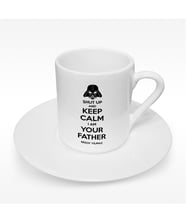 BK Gift Kişiye Özel I Am Your Father Tasarımlı Türk Kahvesi Fincanı - 2