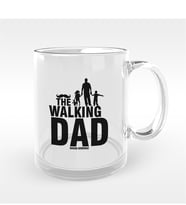 BK Gift Kişiye Özel The Walking Dad Tasarımlı Cam Kupa Bardak - 2