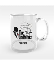 BK Gift Kişiye Özel The Godfather Tasarımlı Cam Kupa Bardak - 1