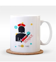 BK Gift Kişiye Özel Mesleki Hemşire Beyaz Kupa Bardak - 3