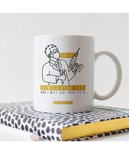 BK Gift Kişiye Özel Mesleki Diş Hekimi Beyaz Kupa Bardak - 6