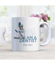 BK Gift Kişiye Özel Mesleki Diş Hekimi Beyaz Kupa Bardak - 5