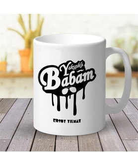 BK Gift Kişiye Özel Beyaz Kupa Bardak (babalar Günü Temalı) 34