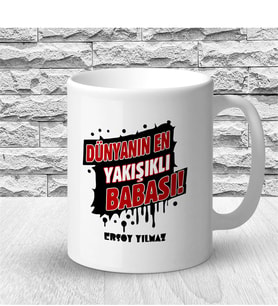 BK Gift Kişiye Özel Beyaz Kupa Bardak (babalar Günü Temalı) 31