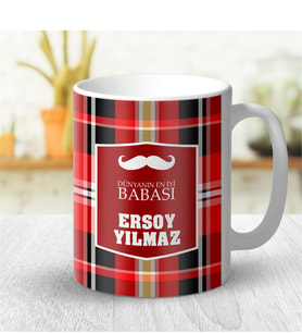 BK Gift Kişiye Özel Beyaz Kupa Bardak (babalar Günü Temalı) 24