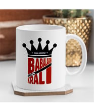 BK Gift Kişiye Özel Beyaz Kupa Bardak (Babalar Günü Temalı) 16-3