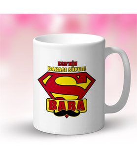 BK Gift Kişiye Özel Beyaz Kupa Bardak (babalar Günü Temalı) 10-t