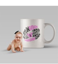 BK Gift Kişiye Özel Babasının İzinde Tasarımlı Beyaz Kupa Bardak - 2