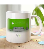 BK Gift Kişiye Özel Mesleki İç Mimar Beyaz Kupa Bardak - 4