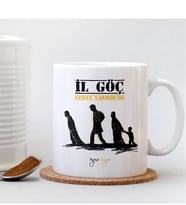 BK Gift Kişiye Özel Mesleki İl Göç Uzman Yardımcısı Beyaz Kupa Bardak