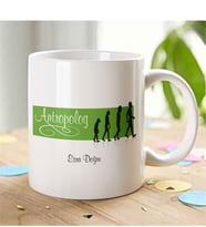 BK Gift Kişiye Özel Mesleki Antropolog Beyaz Kupa Bardak - 2