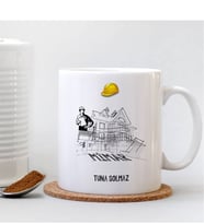 BK Gift Kişiye Özel Mesleki Mimar Beyaz Kupa Bardak - 2