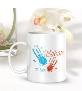 BK Gift Kişiye Özel Beyaz Kupa Bardak (babalar Günü Temalı) 002