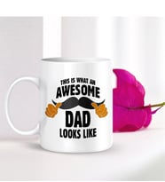 BK Gift Kişiye Özel Beyaz Kupa Bardak (babalar Günü Temalı) 003