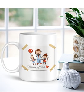 BK Gift Kişiye Özel Beyaz Kupa Bardak (babalar Günü Temalı) 007