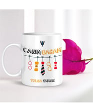 BK Gift Kişiye Özel Canım Babam Beyaz Kupa Bardak - 002