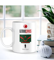 BK Gift Kişiye Özel Mesleki Uzman Çavuş Beyaz Kupa Bardak - 001