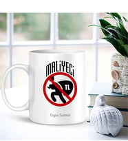 BK Gift Kişiye Özel Mesleki Maliyeci Beyaz Kupa Bardak - 001