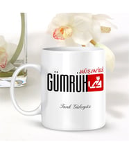 BK Gift Kişiye Özel Mesleki Gümrük Müşaviri Beyaz Kupa Bardak - 001