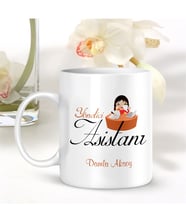 BK Gift Kişiye Özel Mesleki Yönetici Asistanı Beyaz Kupa Bardak - 001