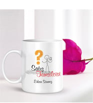 BK Gift Kişiye Özel Mesleki Satış Temsilcisi Beyaz Kupa Bardak - 001