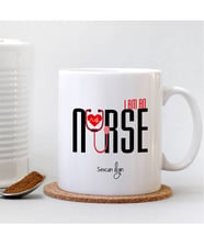 BK Gift Kişiye Özel Mesleki Hemşire Beyaz Kupa Bardak - 001