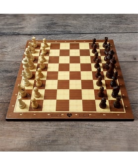 BK Gift Kişiye Özel İsimli Ahşap Satranç Takımı