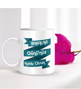 BK Gift Kişiye Özel Beyaz Kupa Bardak (babalar Günü Temalı) 006