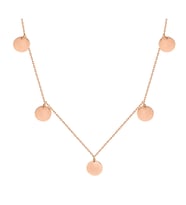 Rose Altın Plaka Kolye SV0050