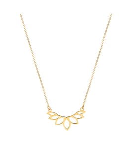 Altın Lotus Çiçeği Kolye SV0060