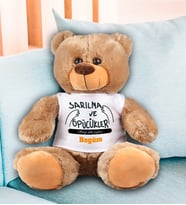 Kişiye Özel Sarılma Ve Öpücükler Temalı Peluş Ayıcık 40 Cm 81960 81960