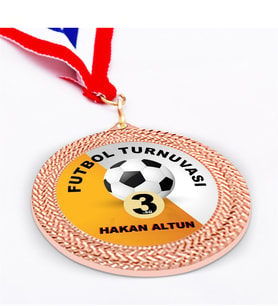 BK Gift Kişiye Özel Metal Madalya (Bronz)