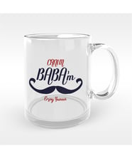 BK Gift Kişiye Özel Canım Babam Tasarımlı Cam Kupa Bardak - 10