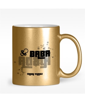 BK Gift Kişiye Özel Baba Adayı Tasarımlı Altın Yaldızlı Kupa Bardak - 4