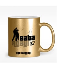BK Gift Kişiye Özel Baba Adayı Tasarımlı Altın Yaldızlı Kupa Bardak - 1