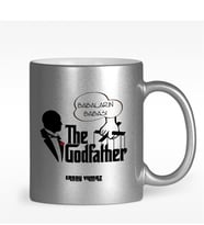 BK Gift Kişiye Özel The Godfather Tasarımlı Gümüş Yaldızlı Kupa Bardak - 1