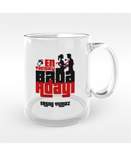 BK Gift Kişiye Özel Baba Adayı Tasarımlı Cam Kupa Bardak - 5