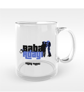 BK Gift Kişiye Özel Baba Adayı Tasarımlı Cam Kupa Bardak - 4