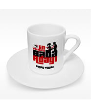 BK Gift Kişiye Özel Baba Adayı Tasarımlı Türk Kahvesi Fincanı - 5