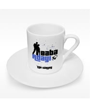 BK Gift Kişiye Özel Baba Adayı Tasarımlı Türk Kahvesi Fincanı - 2