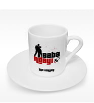 BK Gift Kişiye Özel Baba Adayı Tasarımlı Türk Kahvesi Fincanı - 1