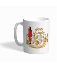 BK Gift Kişiye Özel İyi Ki Doğdun Tasarımlı Beyaz Kupa Bardak - 7